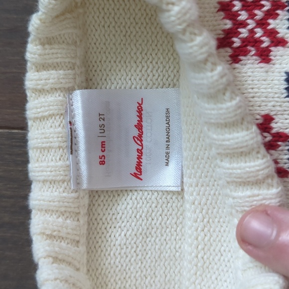 Hanna Andersson 2T Holiday Sweater - Picture 5 of 6